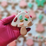 Rainbow Mushroom Cookie Cutter | Stamp | Stencil Miscellaneous Cookie Cutter Lady 