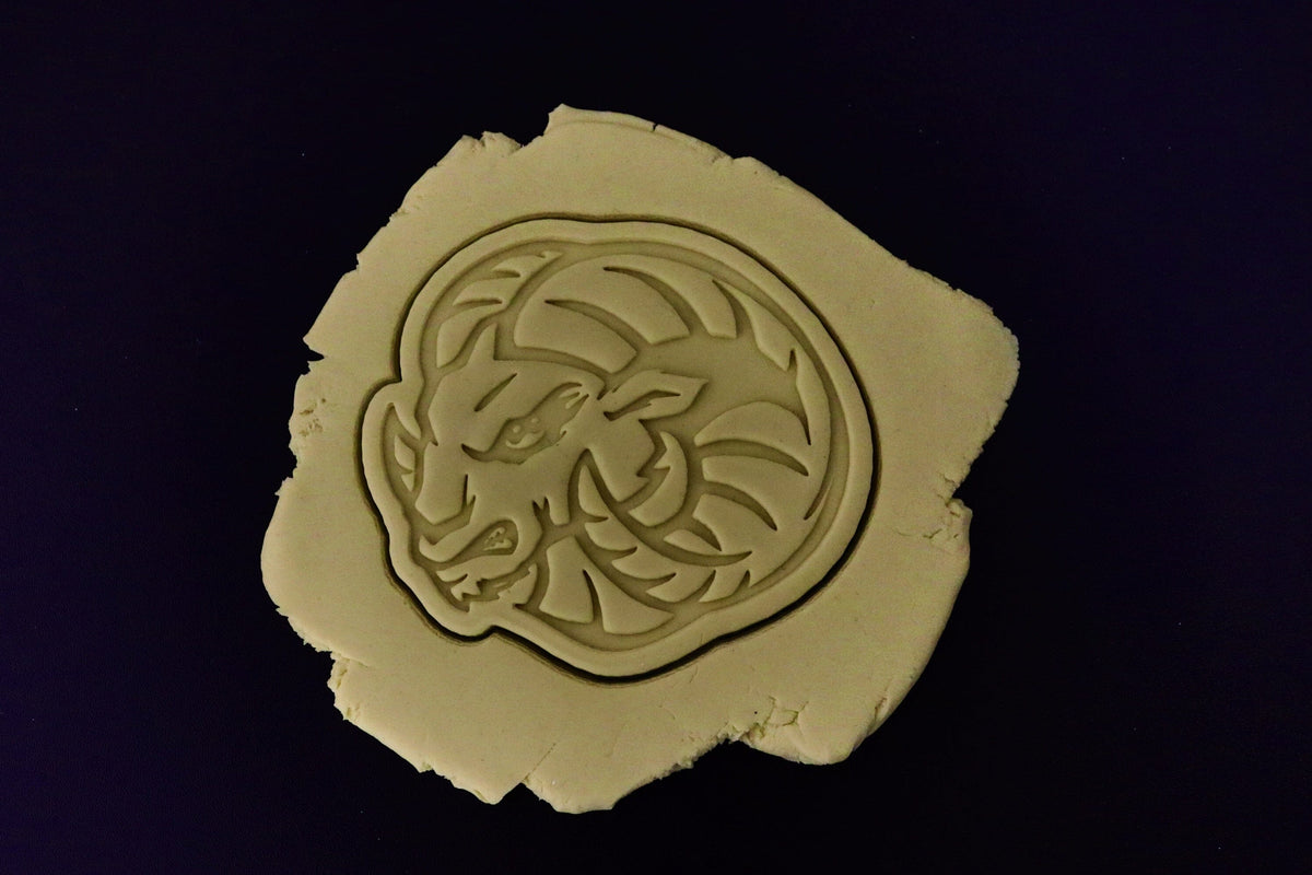 Ram Head Cookie Cutter | Stamp | Stencil #1 Animals & Dinosaurs Cookie Cutter Lady 