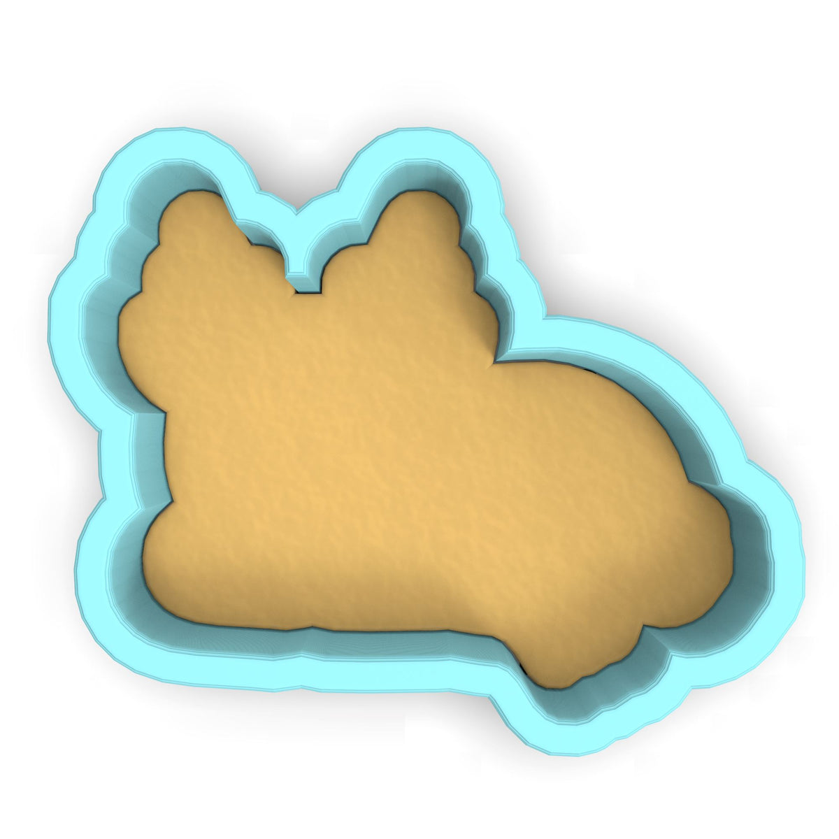 a cookie cutter shaped like a teddy bear