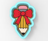 Red Pencil Ribbon 2 Cookie Cutter | Stamp | Stencil - SHARP EDGES - FAST Shipping - Choose Your Own Size! #1