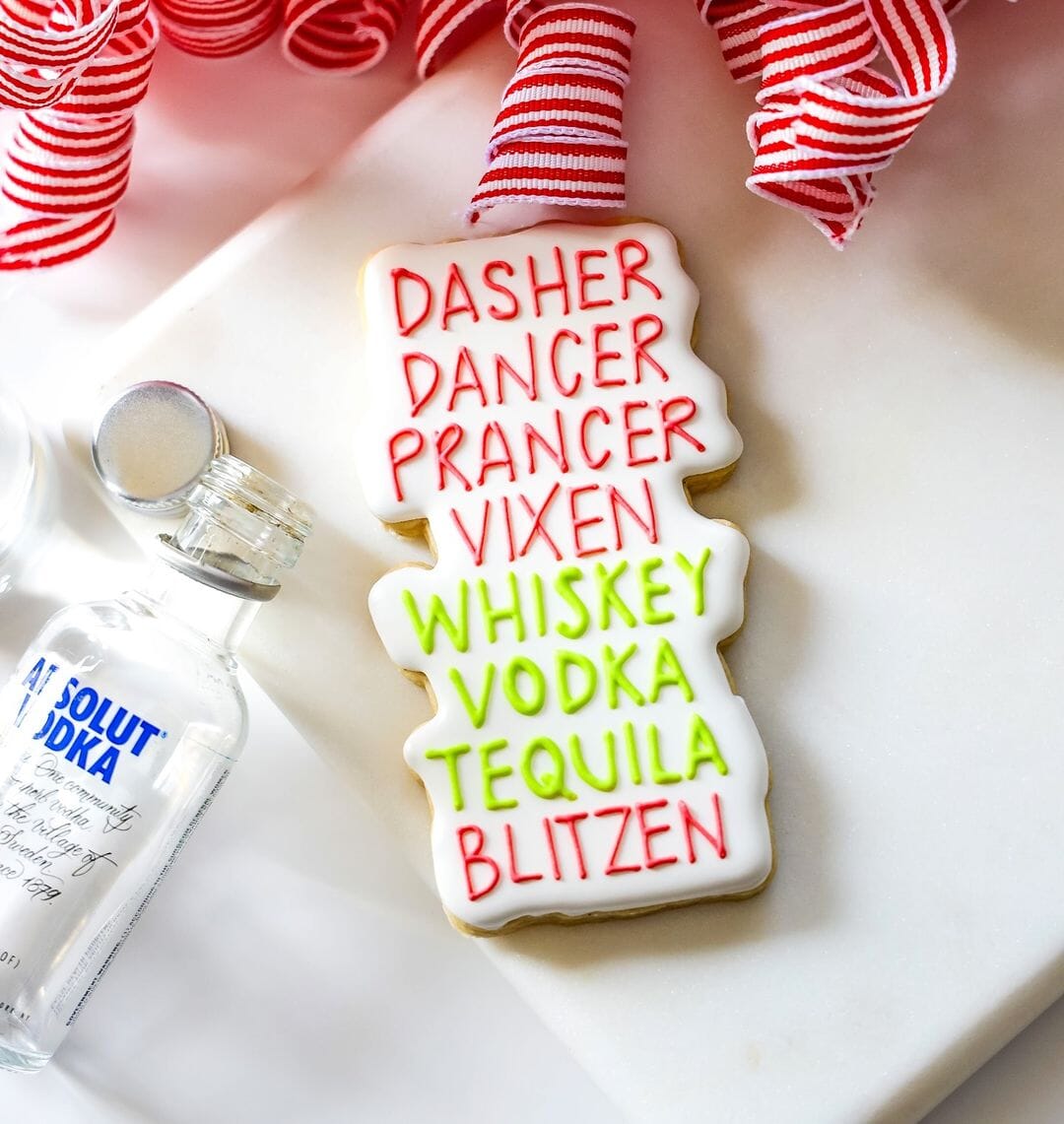 Reindeer Funny Names Cookie Cutter | Stamp | Stencil #1 Xmas / Winter / NYE Cookie Cutter Lady 