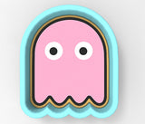 Retro Pink Ghost Cookie Cutter | Stamp | Stencil - SHARP EDGES - FAST Shipping - Choose Your Own Size! #1