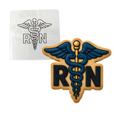 Rn Registered Nurse Symbol 1 Cookie Cutter | Stamp | Stencil - SHARP EDGES - FAST Shipping - Choose Your Own Size! #1 Cookie Cutter Lady LITTLE - 3 Inches (7.62cm) Stencil ONLY 