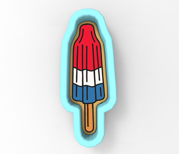 Rocket Pop Cookie Cutter | Stamp | Stencil - SHARP EDGES - FAST Shipping - Choose Your Own Size! #1