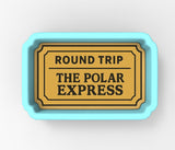 Round Trip Train Ticket Cookie Cutter | Stamp | Stencil - SHARP EDGES - FAST Shipping - Choose Your Own Size! #1