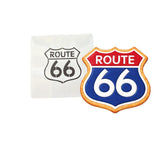 Route 66 Cookie Cutter | Stamp | Stencil #1 Comic Book / Vehicles Cookie Cutter Lady MINI - 2 Inches (5cm) Stencil ONLY 
