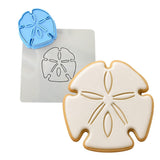 Sand Dollar Cookie Cutter Stamp & Outline #1 Beach / Summer Cookie Cutter Lady 