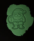 Santa Claus Beach Ball Cookie Cutter | Stamp | Stencil - SHARP EDGES - FAST Shipping - Choose Your Own Size! #1 Cookie Cutter Lady 