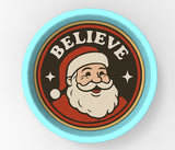 Santa Face Circle Cookie Cutter | Stamp | Stencil - SHARP EDGES - FAST Shipping - Choose Your Own Size! #1