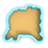 a cookie cutter shaped like the shape of a map