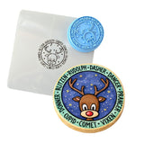 Santa's Reindeer Cookie Cutter | Stamp | Stencil #1 Xmas / Winter / NYE Cookie Cutter Lady 