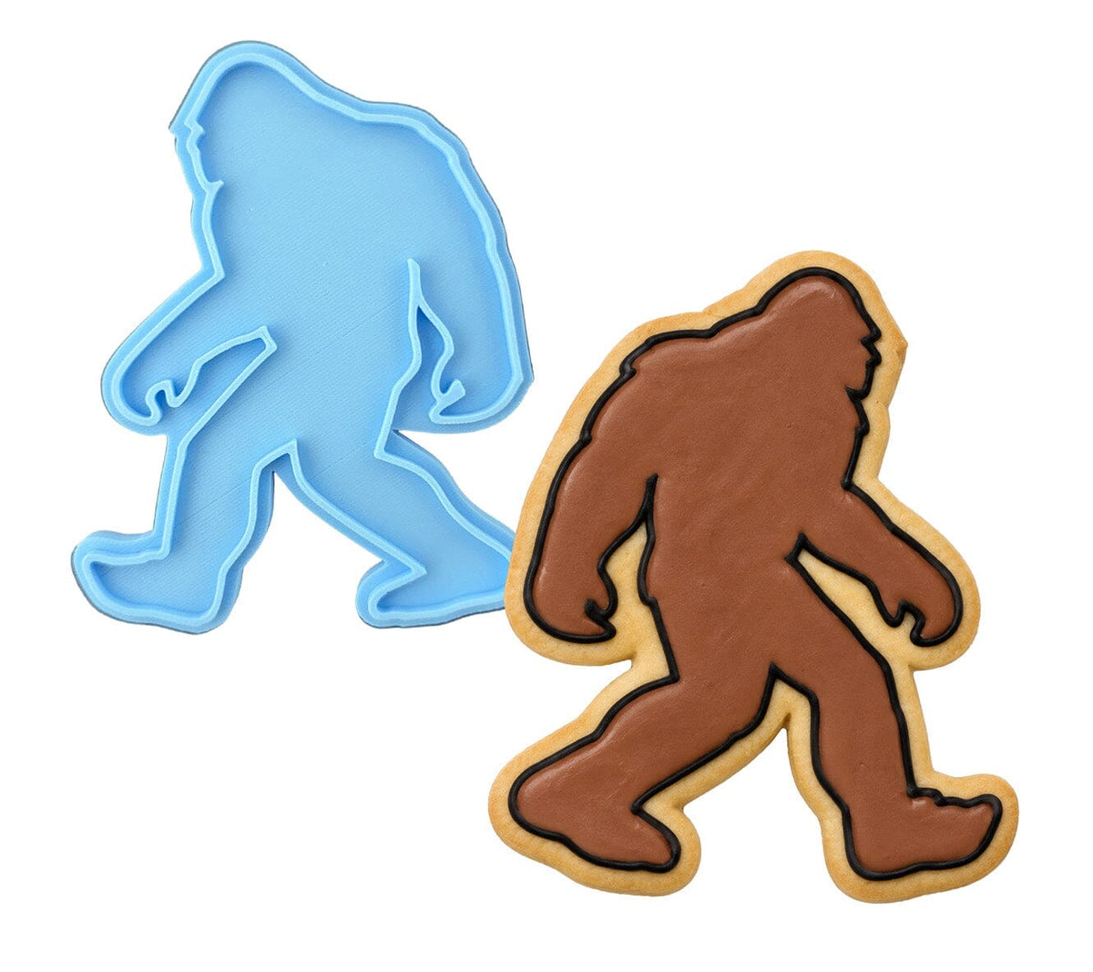 Sasquatch Cookie Cutter | Stamp | Stencil #1 Animals & Dinosaurs Cookie Cutter Lady MINI - 2 Inches (5cm) Stamp ONLY 
