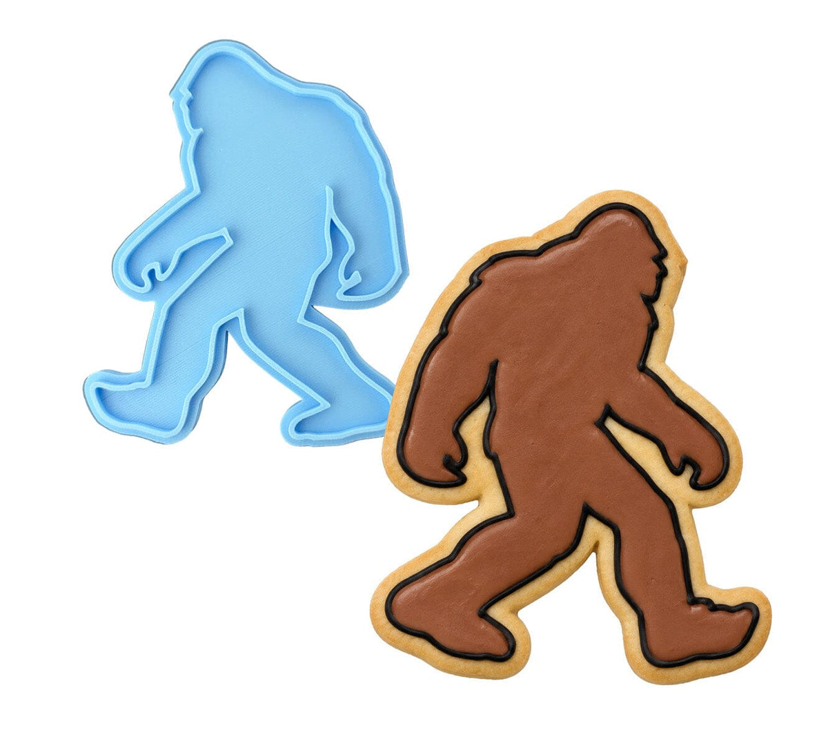 Sasquatch Cookie Cutter | Stamp | Stencil #1 Animals & Dinosaurs Cookie Cutter Lady 