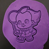 Scary Clown Killer Cookie Cutter | Stamp | Stencil - SHARP EDGES - FAST Shipping - Choose Your Own Size! #1 Cookie Cutter Lady 