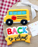 School Bus Cookie Cutter | Stamp | Stencil #2 School / Grad Cookie Cutter Lady 