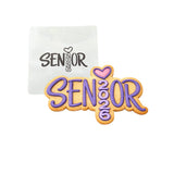 Senior 2026 Pink Vertical 1 Cookie Cutter | Stamp | Stencil - SHARP EDGES - FAST Shipping - Choose Your Own Size! #1 Cookie Cutter Lady LITTLE - 3 Inches (7.62cm) Stencil ONLY 