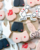 Sex Position Doggy Cookie Cutter Outline #2 Bachelorette & Bachelor Cookie Cutter Lady 