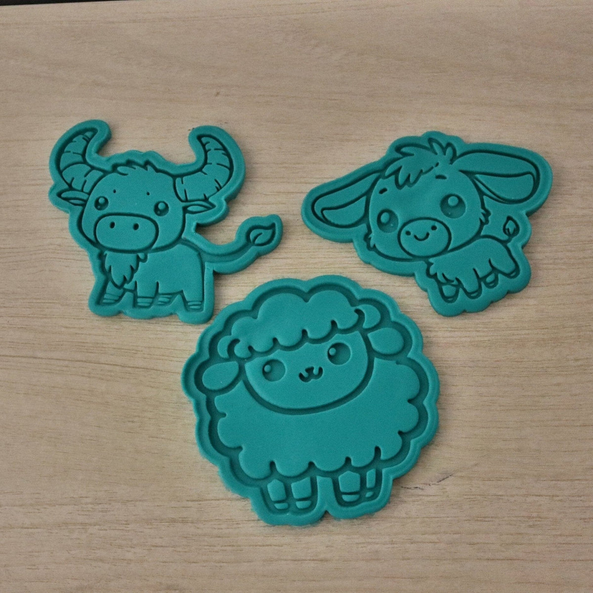 Sheep Lamb Cute Cookie Cutter | Stamp | Stencil - SHARP EDGES - FAST Shipping - Choose Your Own Size! #1 Cookie Cutter Lady 