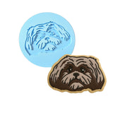 Shih Tzu Cookie Cutter | Stamp | Stencil #26 Animals & Dinosaurs Cookie Cutter Lady MINI - 2 Inches (5cm) Debosser ONLY 