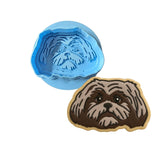 Shih Tzu Cookie Cutter | Stamp | Stencil #26 Animals & Dinosaurs Cookie Cutter Lady MINI - 2 Inches (5cm) **BUNDLE** Cutter + Debosser 