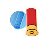 Shotgun Shell Cookie Cutter | Stamp | Stencil #1 Boys/ Army / Outdoorsman Cookie Cutter Lady MINI - 2 Inches (5cm) **BUNDLE** Cutter + Debosser 
