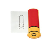 Shotgun Shell Cookie Cutter | Stamp | Stencil #1 Boys/ Army / Outdoorsman Cookie Cutter Lady MINI - 2 Inches (5cm) Stencil ONLY 