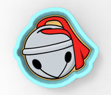 Silver Jingle Bell 2 Cookie Cutter | Stamp | Stencil - SHARP EDGES - FAST Shipping - Choose Your Own Size! #1