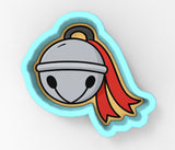 Silver Jingle Bell Cookie Cutter | Stamp | Stencil - SHARP EDGES - FAST Shipping - Choose Your Own Size! #1