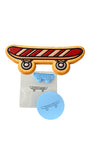 Skateboard Cookie Cutter | Stamp | Stencil #1 Comic Book / Vehicles Cookie Cutter Lady MINI - 2 Inches (5cm) **FULL SET BUNDLE** Cutter + Stamp + Stencil + Debosser **BEST DEAL** 