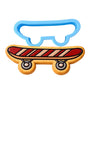 Skateboard Cookie Cutter | Stamp | Stencil #1 Comic Book / Vehicles Cookie Cutter Lady MINI - 2 Inches (5cm) Cookie Cutter ONLY (Outline) 