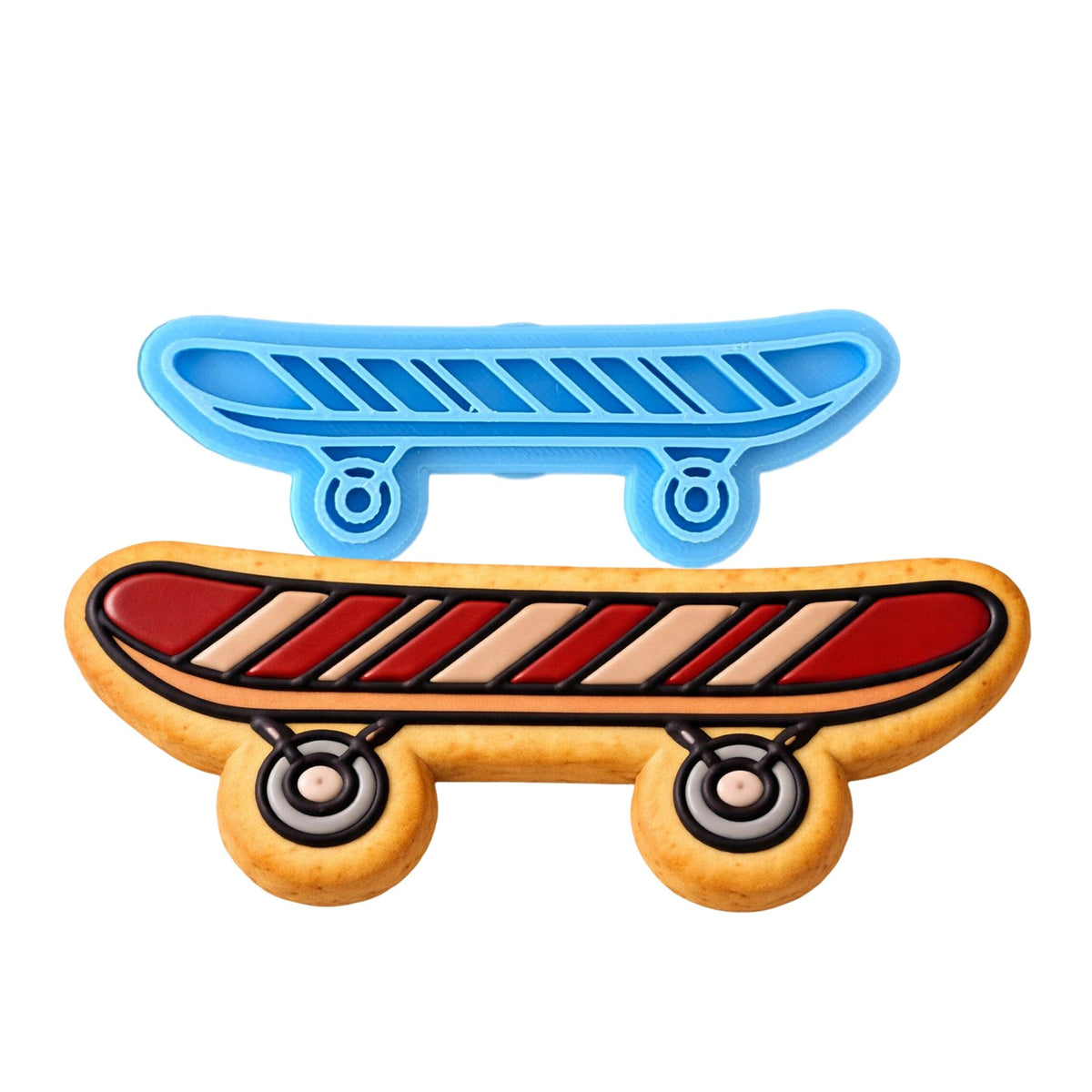 Skateboard Cookie Cutter | Stamp | Stencil #1 Comic Book / Vehicles Cookie Cutter Lady MINI - 2 Inches (5cm) Stamp ONLY 