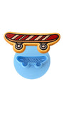 Skateboard Cookie Cutter | Stamp | Stencil #1 Comic Book / Vehicles Cookie Cutter Lady MINI - 2 Inches (5cm) **BUNDLE** Cutter + Debosser 