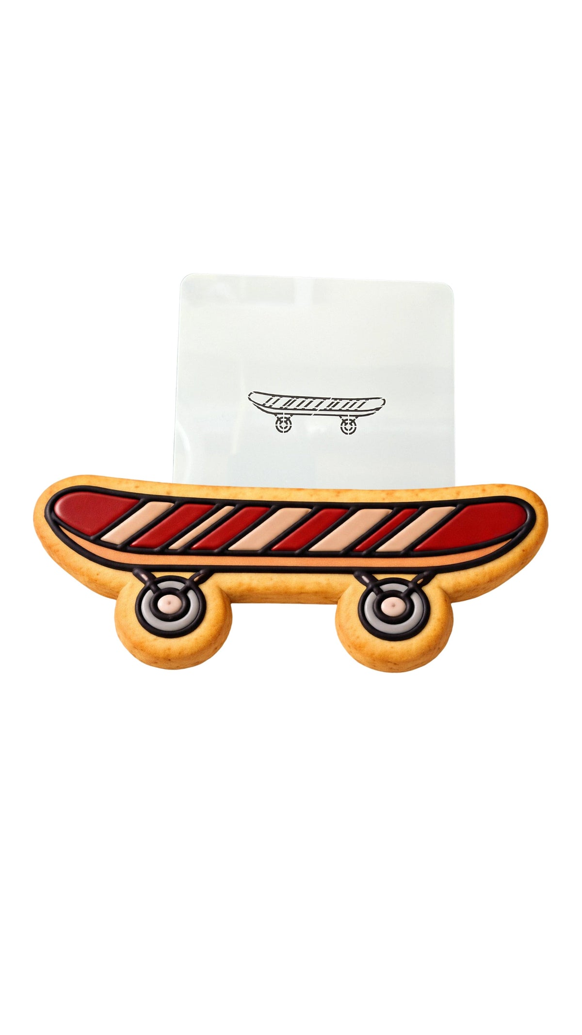 Skateboard Cookie Cutter | Stamp | Stencil #1 Comic Book / Vehicles Cookie Cutter Lady MINI - 2 Inches (5cm) Stencil ONLY 