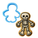 Skeleton Boy Cookie Cutter | Stamp | Stencil #1 Halloween / Fall Cookie Cutter Lady MINI - 2 Inches (5cm) Cookie Cutter ONLY (Outline) 