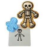Skeleton Boy Cookie Cutter | Stamp | Stencil #1 Halloween / Fall Cookie Cutter Lady 