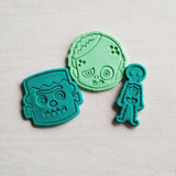 Skeleton Cookie Cutter | Stamp | Stencil #1 Halloween / Fall Cookie Cutter Lady 