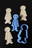 Skeleton Cookie Cutter | Stamp | Stencil #1 Halloween / Fall Cookie Cutter Lady 