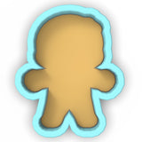 a paper cut out of a teddy bear