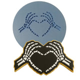 Skeleton Hands Heart Cookie Cutter | Stamp | Stencil #1 Halloween / Fall Cookie Cutter Lady 