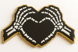 Skeleton Hands Heart Cookie Cutter | Stamp | Stencil #1 Halloween / Fall Cookie Cutter Lady 