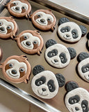 Sloth Face Cookie Cutter | Stamp | Stencil Wedding / Baby / V Day Cookie Cutter Lady 