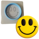 Smiley Face Emoji Cookie Cutter Detailed Miscellaneous Cookie Cutter Lady 