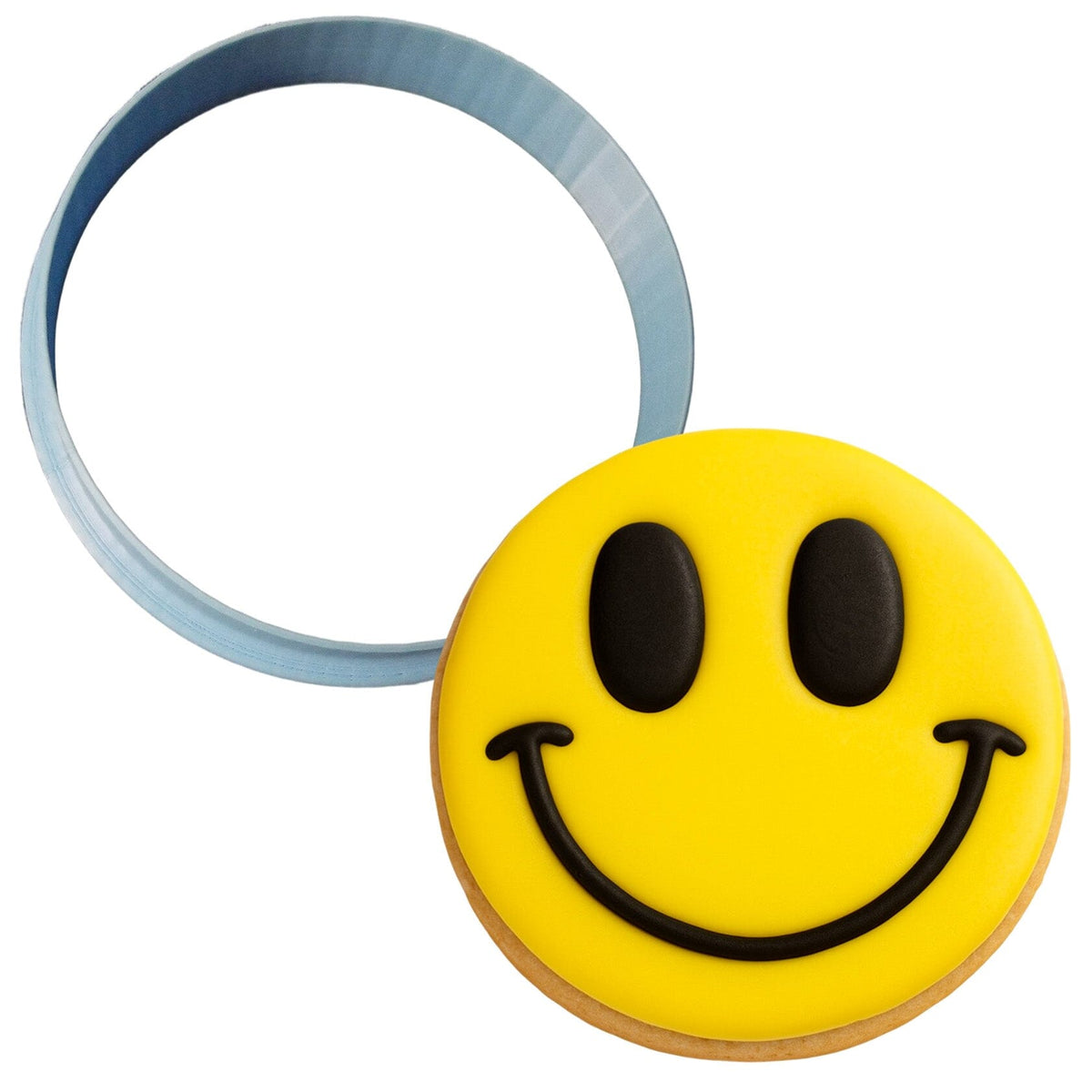 Smiley Face Emoji Cookie Cutter Detailed Miscellaneous Cookie Cutter Lady 