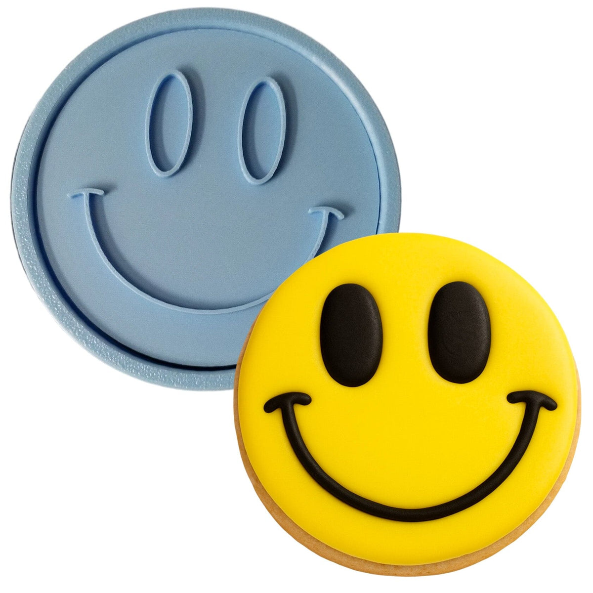 Smiley Face Emoji Cookie Cutter Detailed Miscellaneous Cookie Cutter Lady 