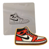 Sneaker Cookie Cutter | Stamp | Stencil - SHARP EDGES - FAST Shipping - Choose Your Own Size! #1 Cookie Cutter Lady LITTLE - 3 Inches (7.62cm) Stencil ONLY 