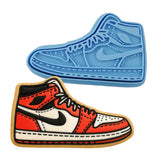 Sneaker Cookie Cutter | Stamp | Stencil - SHARP EDGES - FAST Shipping - Choose Your Own Size! #1 Cookie Cutter Lady LITTLE - 3 Inches (7.62cm) **BUNDLE** Cutter + Stamp 