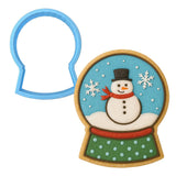 Snow Globe Cookie Cutter | Stamp | Stencil #1 Xmas / Winter / NYE Cookie Cutter Lady MINI - 2 Inches (5cm) Cookie Cutter ONLY (Outline) 