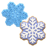 Snowflake Cookie Cutter | Stamp | Stencil #4 Xmas / Winter / NYE Cookie Cutter Lady MINI - 2 Inches (5cm) Stamp ONLY 