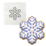 Snowflake Cookie Cutter | Stamp | Stencil #4 Xmas / Winter / NYE Cookie Cutter Lady MINI - 2 Inches (5cm) Stencil ONLY 