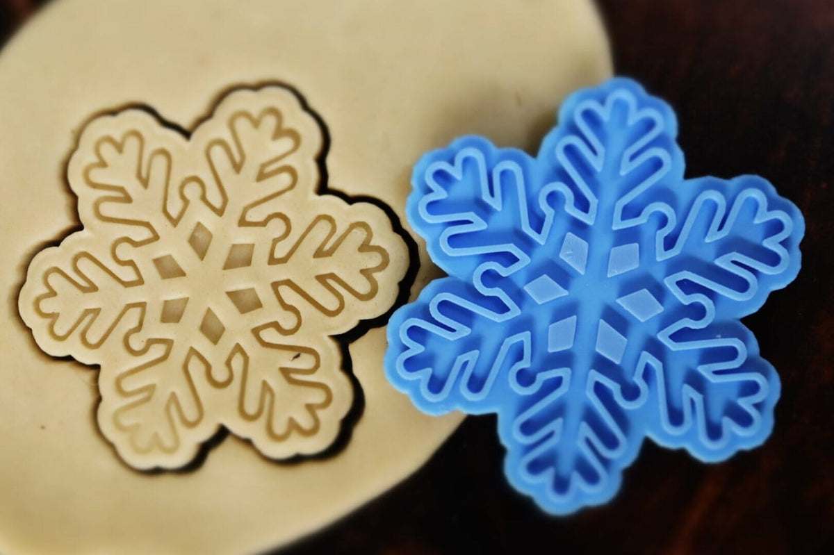 Snowflake Cookie Cutter | Stamp | Stencil #4 Xmas / Winter / NYE Cookie Cutter Lady 